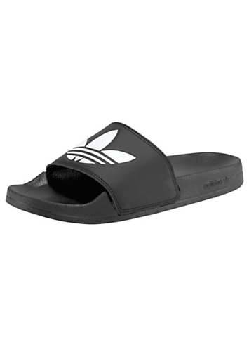 adidas originals adilette lite sliders in off white